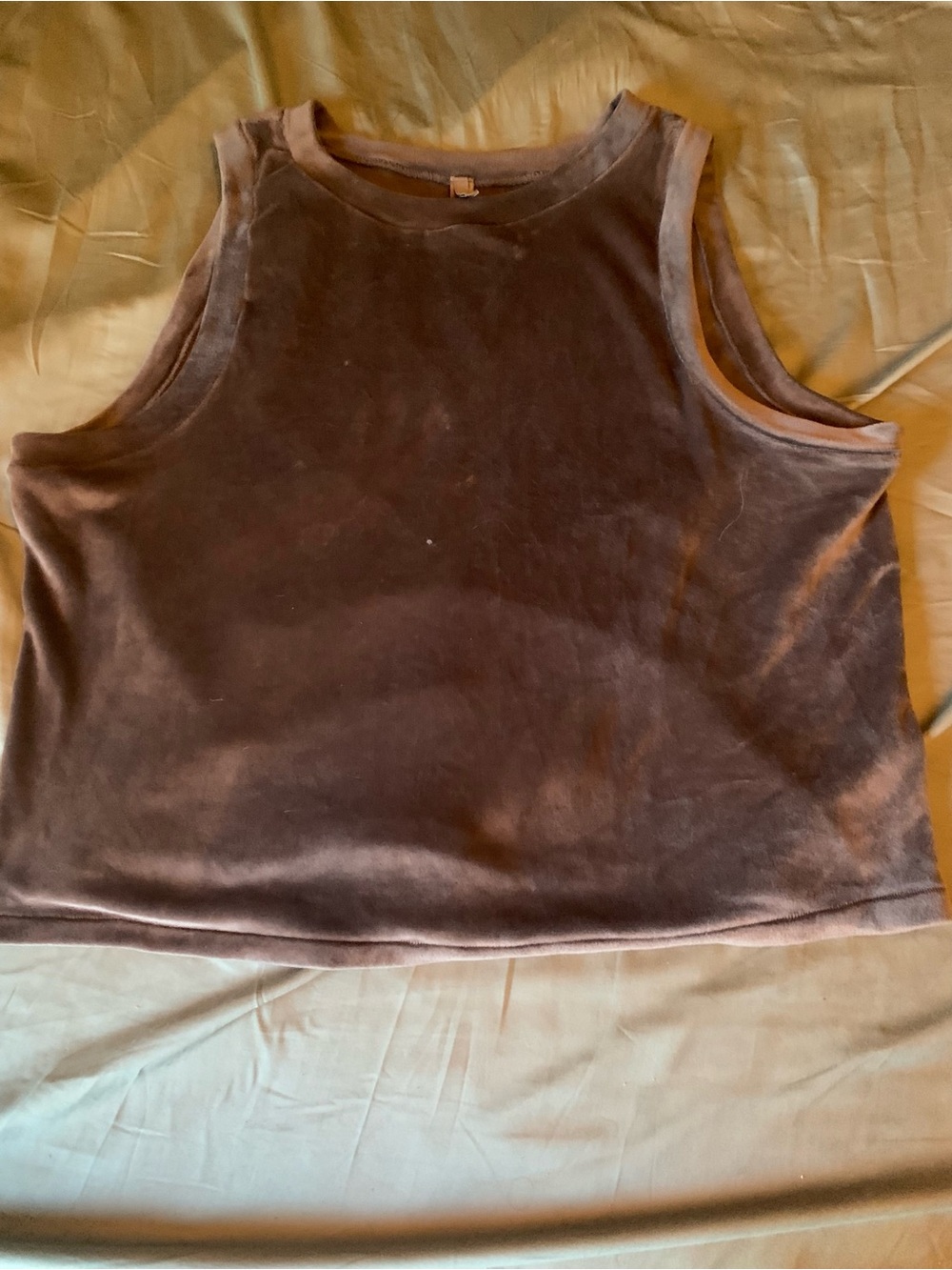 SKIMS Dark Brown Tank with Branded Tag